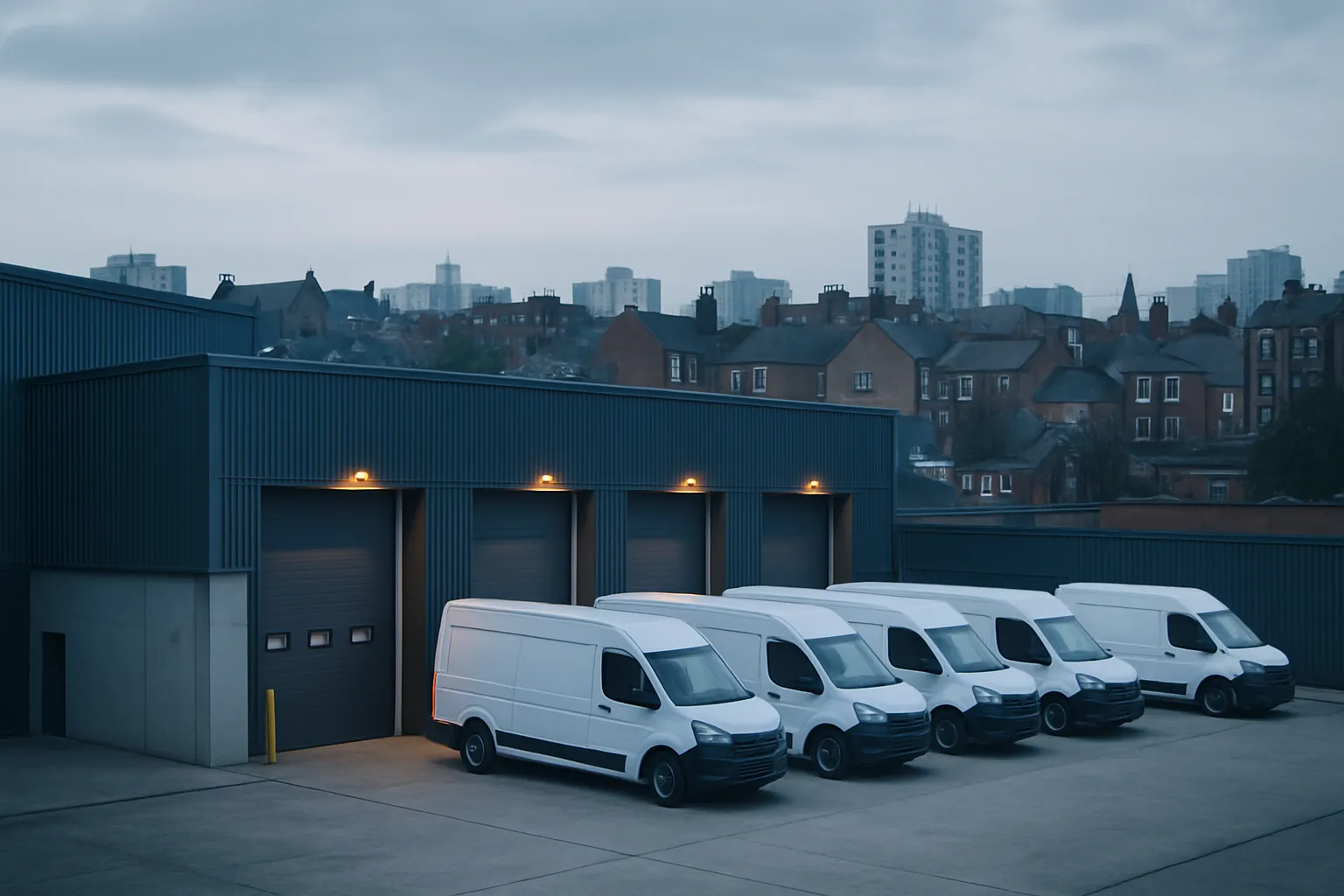 Urban last-mile logistics property